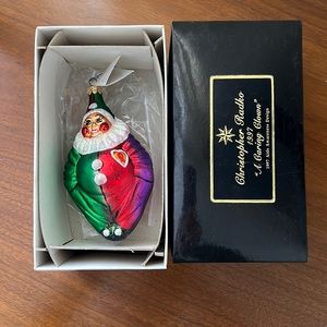 Christopher Radko “A Caring Clown” Ornament